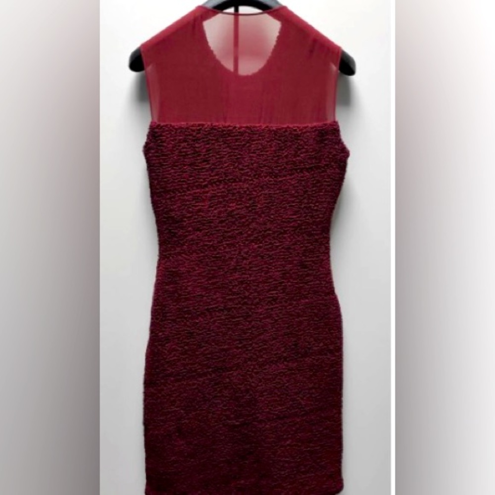 Alexander Wang silk burgundy sleeveless dress size S